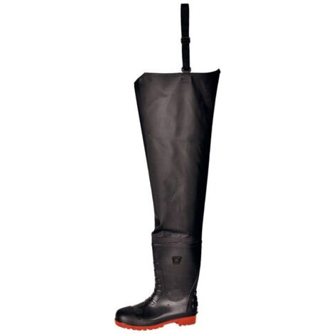Cuissardes - Waders S5 Couleur : Noir Taille 47 - Portwest