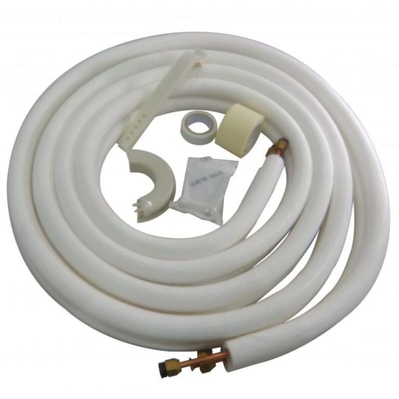 Cuivre isolé Bitubo 1/4 - 1/2 cuivre en aluminium 3 mètres avec accessoires