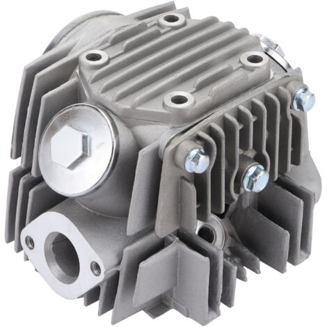 Culasse d'alésage de 52,4 mm adaptée aux moteurs horizontaux quatre temps de 110 cm3 pour motos à quatre roues, karts, scooters et motos, comprenant soupapes et arbres à cames.