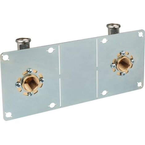 Culasse double femelle pour plâtre HENCO pour mitigeur - Ø 16 x 1/2' - 28PF-16041604