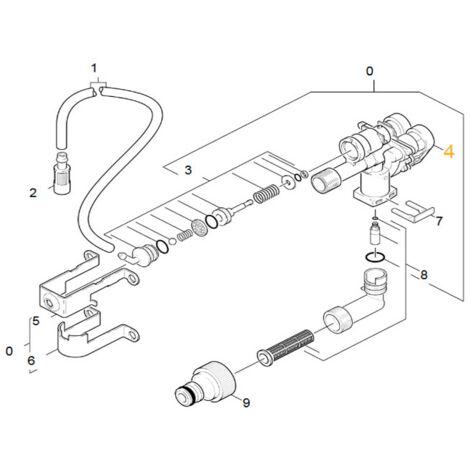 CULASSE REPERE 4 pour NETTOYEUR HAUTE-PRESSION KARCHER -...