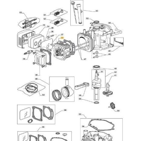 CULASSE TW00-00027-001- ORIGINAL STIGA - 118550245/0