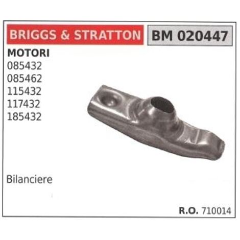 Culbuteur pour moteur 4 temps BRIGGS&STRATTON 085462 115432 020447