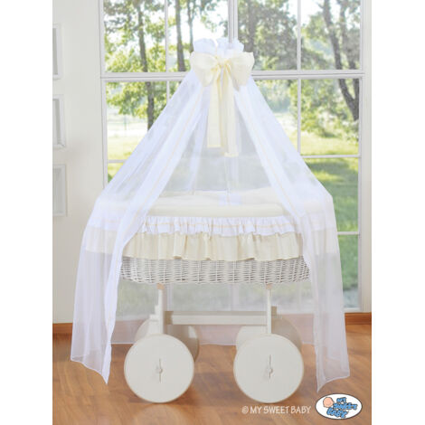 Culla con baldacchino Deluxe - Bellamy Cream