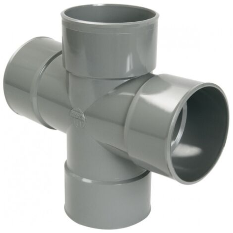 Culotte à 87°30 Pvc Double Parallèle Ff 100mm  Urt188 - Nicoll