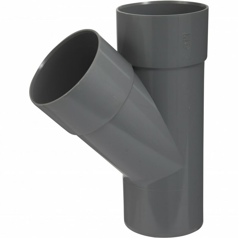Centrale Brico - Culotte de branchement 45° en pvc à coller, femelle / mâle, D100