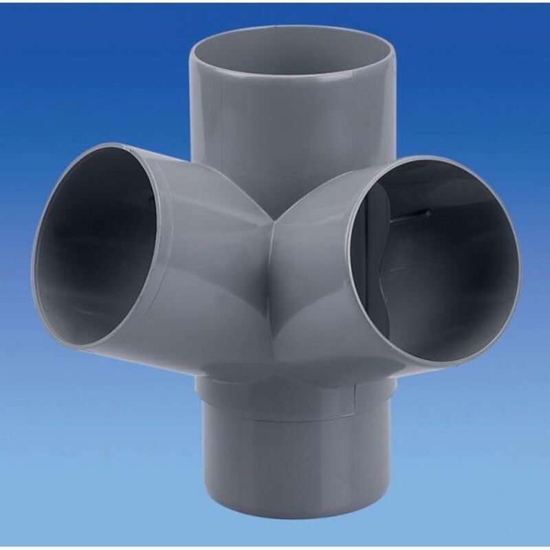 Wavin - Culottes double équerre mâle femelle 67° D100 3025718