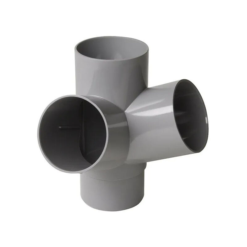 Nicoll - Croix d'angle pvc 67 degré 30 Mâle/Femelle, 125