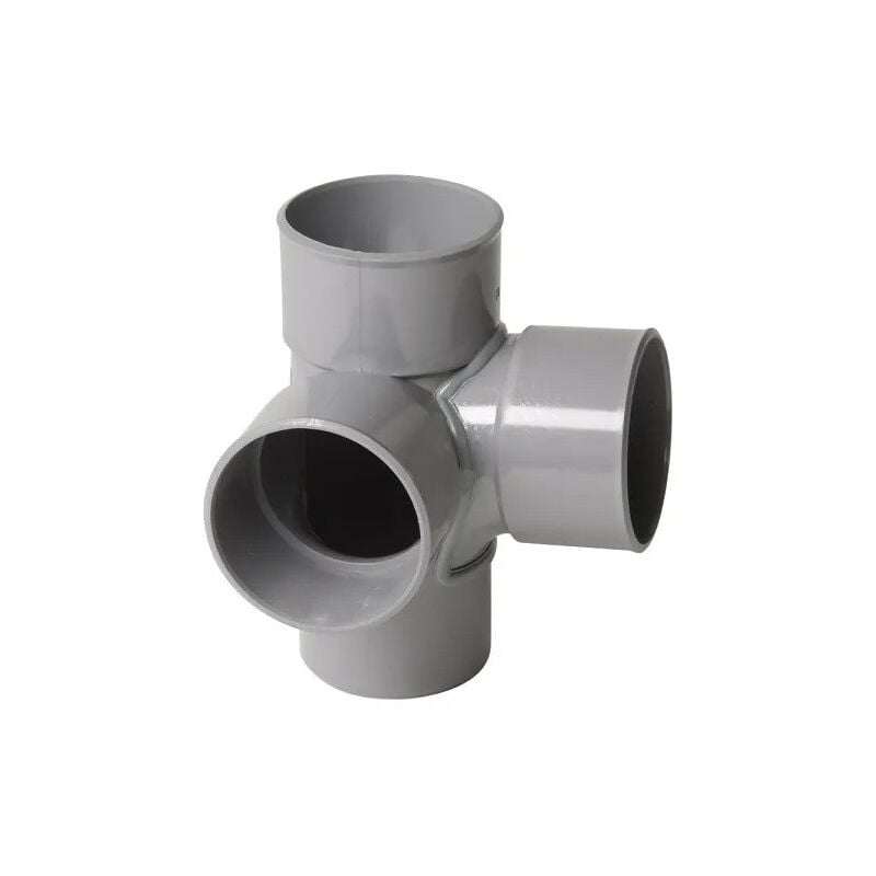 Nicoll - Croix d'angle pvc 87 degré 30 Mâle/Femelle, 80