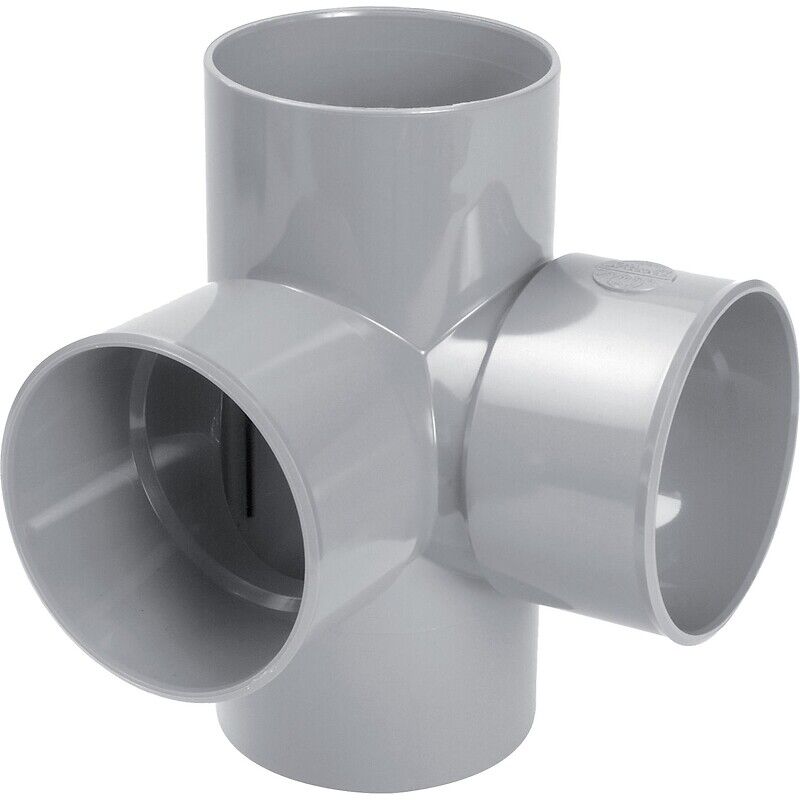 Nicoll - Culotte femelle/femelle/femelle 87°30 100 double équerre AT188