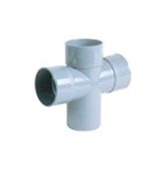 Wavin - Culotte mâle-femelle doubles parallèles pvc - 90° - Diamètre : 100 mm