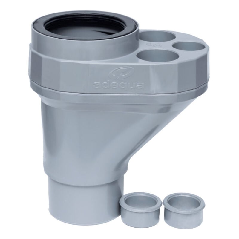 Espinosa - Culotte multiconnecteur 100 mm evac+ pour chute unitaire pvc, ventilation primaire