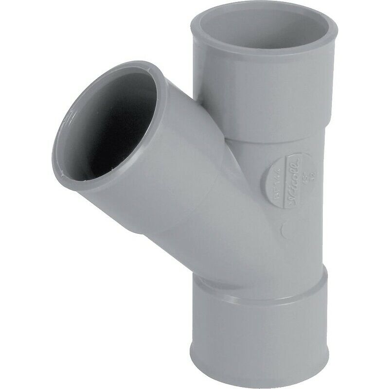 Nicoll - culotte pvc f/f 45degre 75 bp144