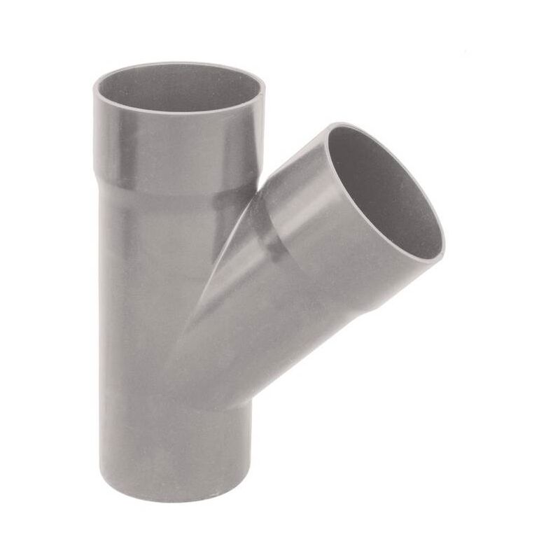 Culotte Mâle femelle Ø100 à 45° gris