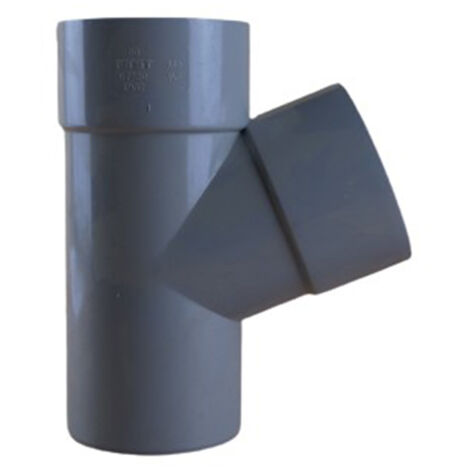 Culotte PVC 67°30 Mâle Femelle Ø80 - First Plast