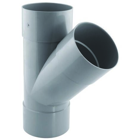Culotte PVC à 45° FFF Ø 100 -NF-