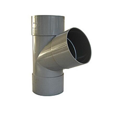 CULOTTE PVC A 67.30° POUR EVACUATION TRIPLE FEMELLE 100