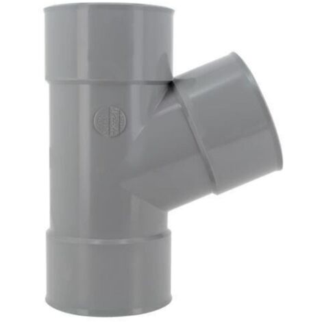 culotte pvc - femelle / femelle - 67 degrés30 - diamètre 100 mm - nicoll ubt166