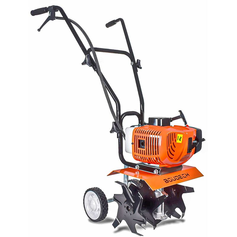 

Cultivador Motorazada 2 tiempos motor gasolina 52Cc y 1,2Hp ancho trabajo 30cm