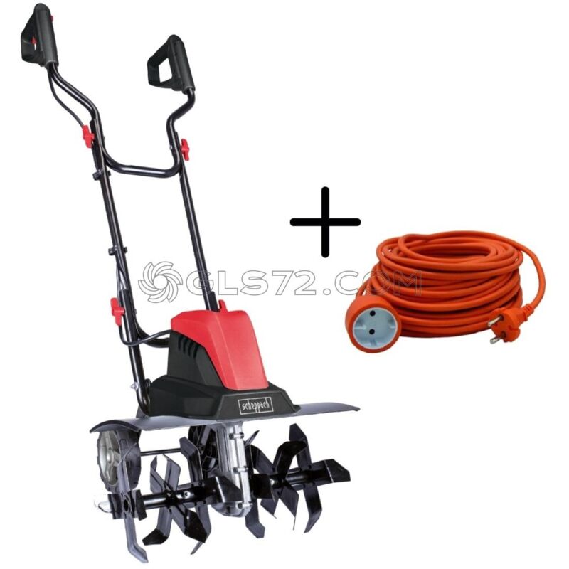 

CULTIVADOR ELECTRICA MOTOAZADAS SIERPE MTE460 + EXTENSIÓN 20 MT - Scheppach