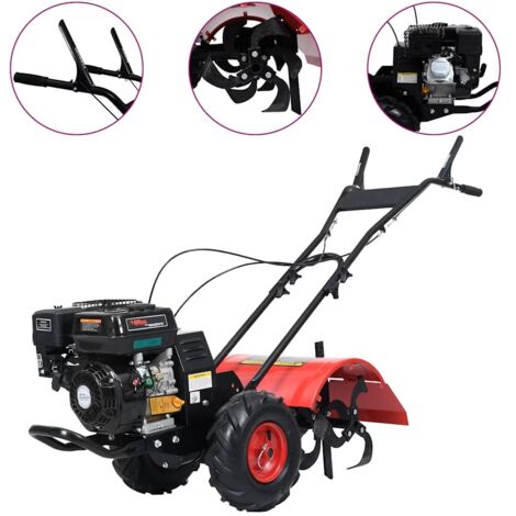 Cultivateur à essence 6,5 ch 196 cc vidaXL