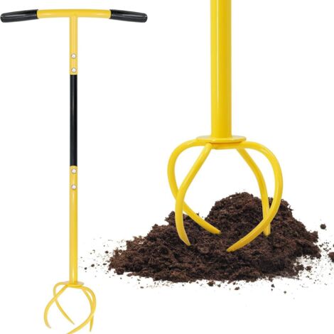Cultivateur de Jardin Avec Manche - Griffe de Sol Manuelle et Désherbage - Twist Tiller Garden Claw