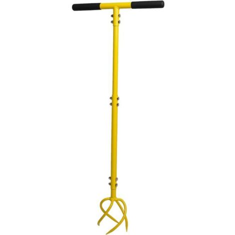 Cultivateur de jardin avec poignée - Griffe de sol manuelle et désherbeur - Motoculteur à griffes de jardin