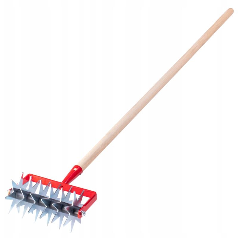 Kadax - Cultivateur conditionneur de sol rotatif, aérateur manuel 6 étoiles