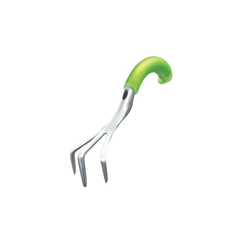 Cultivateur manuel ergonomique Venteo dents en forme de griffes - lame en aluminium - outil de jardin - Poignée ergonomique : La poignée ergonomique