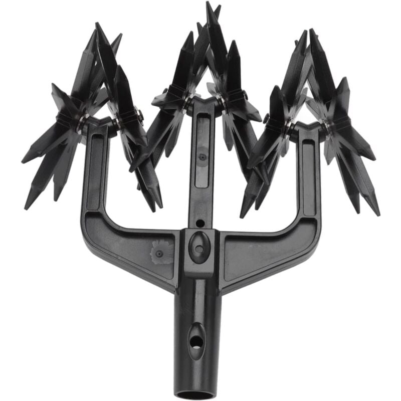 Cultivateur Rotatif de Jardin 2 en 1 Cultivateur de Jardin Rotatif le Réensemencement du Mélange de Sol D'herbe pour Mélanger ou Réensemencer