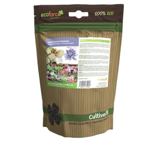 CULTIVERS Abono Cactus Ecológico 250 g