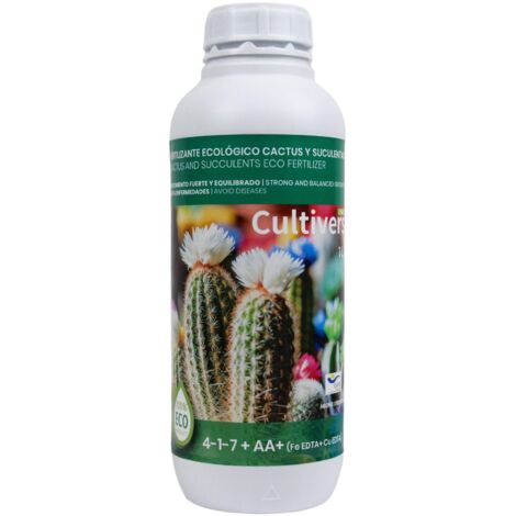 CULTIVERS Abono Cactus Líquido Ecológico 10 L