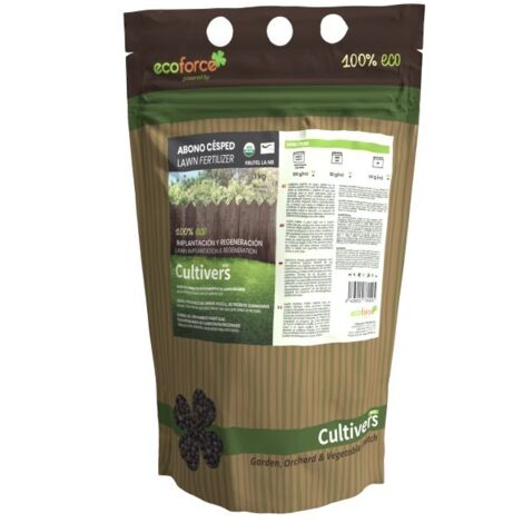 CULTIVERS Abono Césped Ecológico 1 kg