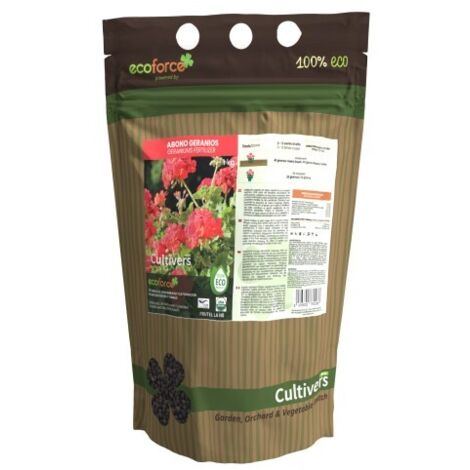 CULTIVERS Abono Geranios Ecológico 1 kg
