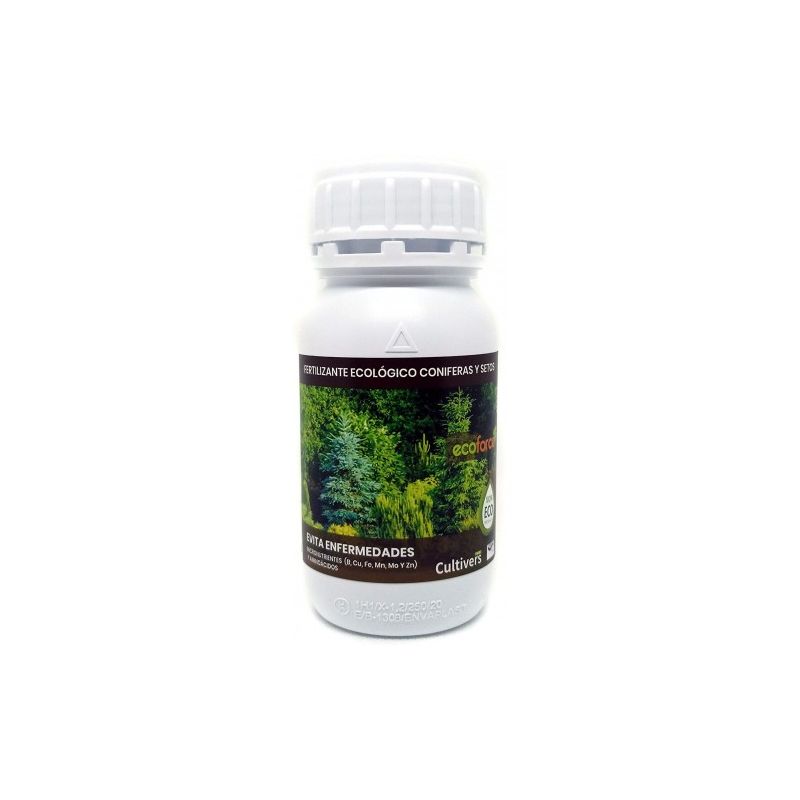 

Fertilizante Líquido para Coníferas y Setos Ecológico de 250 ml. Abono 100% Orgánico y Natural. Evita Enfermedades - Cultivers