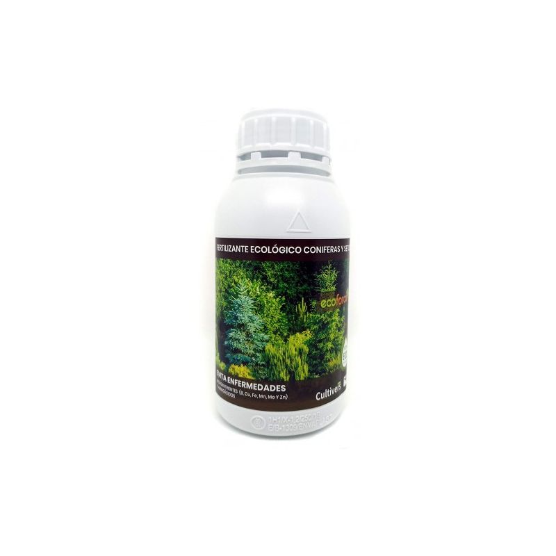 

Fertilizante Líquido para Coníferas y Setos Ecológico de 500 ml. Abono 100% Orgánico y Natural. Evita Enfermedades - Cultivers