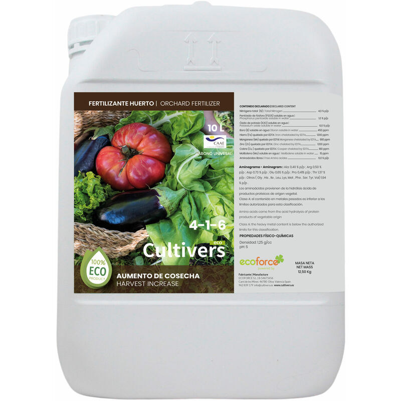 Cultivers - Cultures fruits fruits fruits liquide cologique 10 l