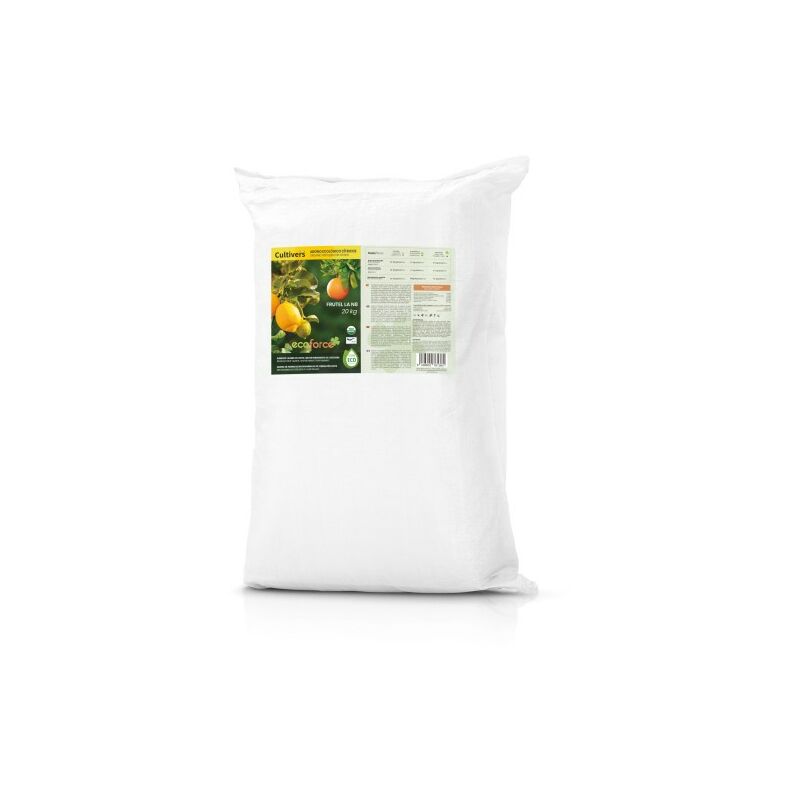 Cultivers - Engrais biologique pour agrumes 20 kg. Engrais 100% organique pour citronnier, oranger, etc. Rendement plus élevé et grosseur des fruits