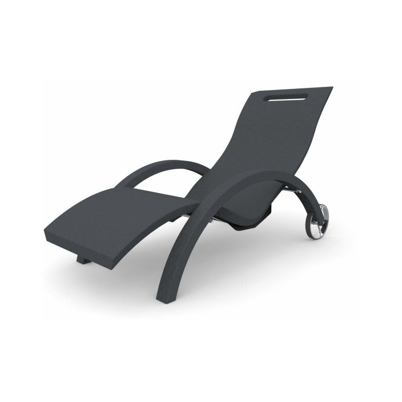 

Chaise longue negra CV-S110-80/7016 - Arkema Design-prodotto Made In Italy