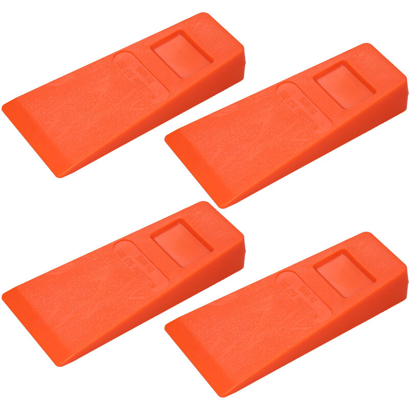

Cuna de tala de plastico naranja Cuna talada Cuna de corte de arboles Cuna con puas Herramienta para cortar madera,Naranja, 4PCS