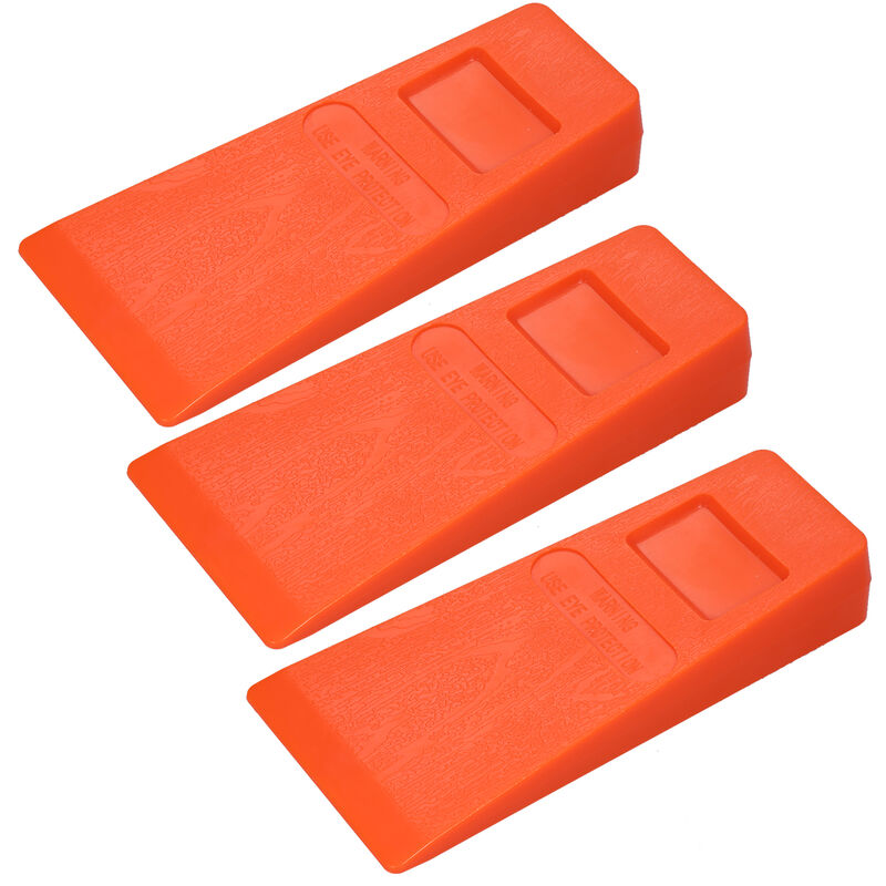

Cuna de tala de plastico naranja Cuna talada Cuna de corte de arboles Cuna con puas Herramienta para cortar madera,Naranja, 3PCS