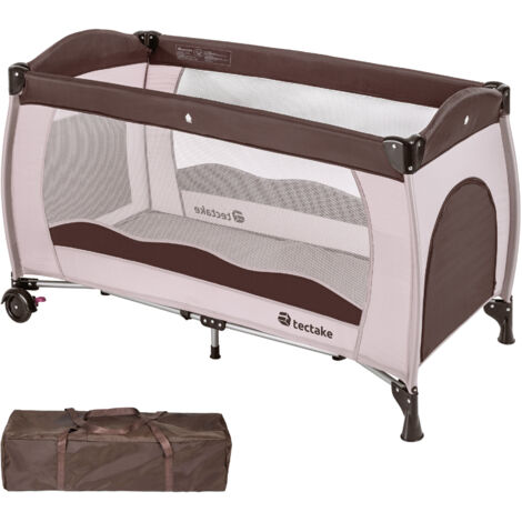Ms BabyWorld – COMPLET – Cuna De Viaje 2 Alturas | Hasta 15 Kg | Altura Recién Nacido | Apertura Lateral | Ruedas | Colchón Y Cambiador Incluidos | Bolsa Transporte | Plegable Y Regulable