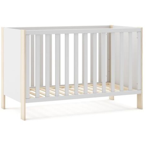 Cuna Misty Breeze Blanco - Oak Soft (ancho) x 80cm (alto)