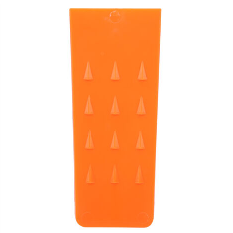 Cuña para poda y aclareo de árboles - Naranja - 20 cm / 8 pulgadas - Plástico de ingeniería de alta resistencia