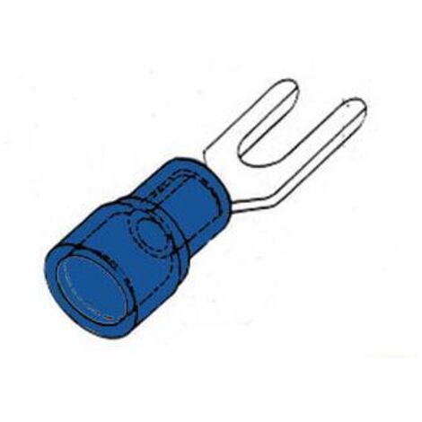 Cuneo a forche 4 3mm - Blu