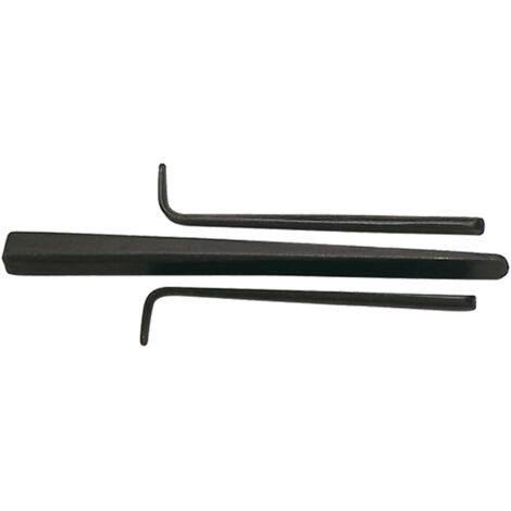 Cuneo spaccaroccia professionale a tre pezzi in acciaio Ø 28 mm