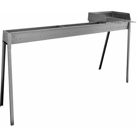 Cuoci Arrosticini a Carbone 120 cm con Barbecue Lisa Luxury Torino Grill 80+40