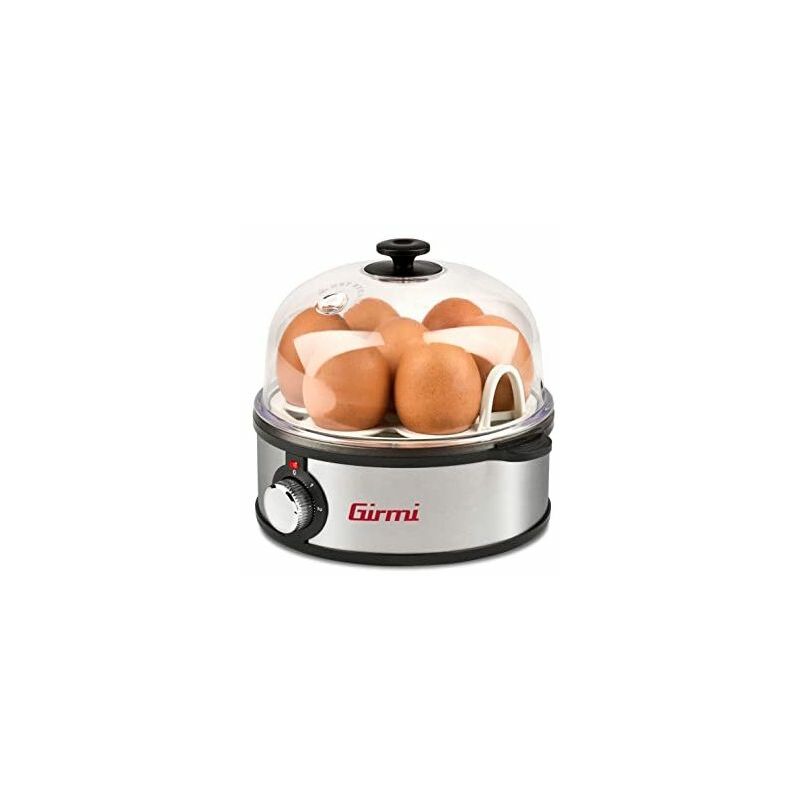 Image of Egg Cooker Cuoci Uova Nero e Inox 360 Watt - Girmi