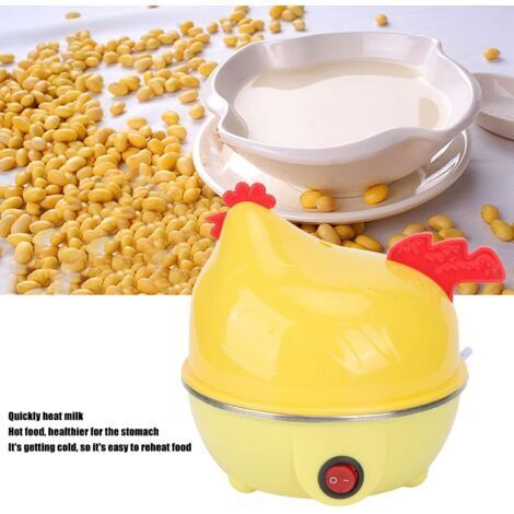 Cuociuova elettrico multifunzionale a forma di gallina, capacità 7 uova, spegnimento automatico, 220V, mini macchina per la colazione