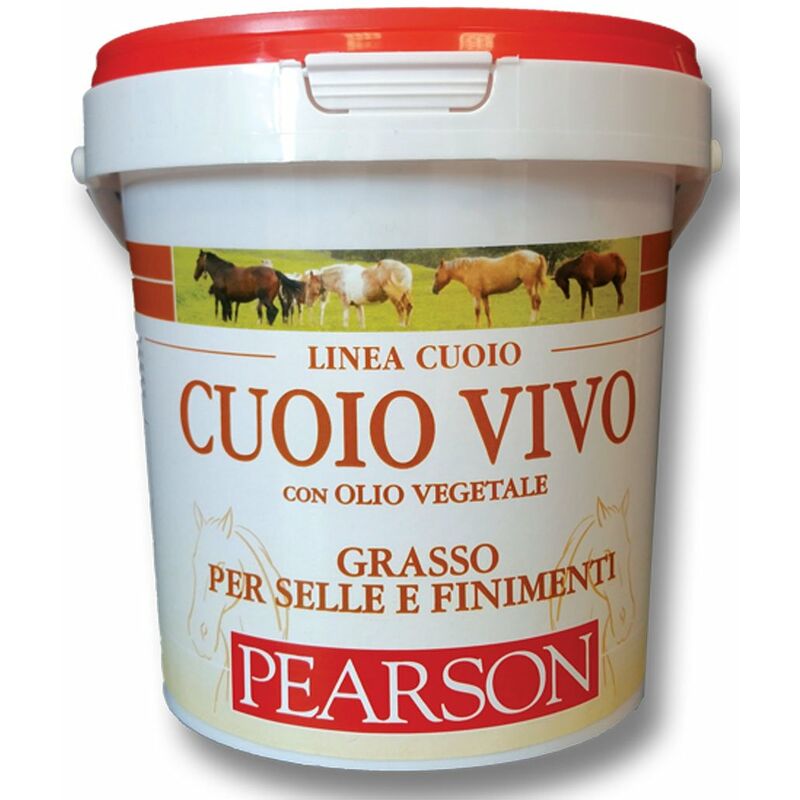 CUOIO VIVO Pearson Graisse pénétrante pour le graissage des selles et harnais en cuir à base d'huile végétale 1000 ml